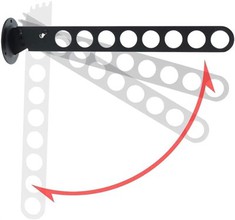 Perchero ajustable para ropa, colgador de ropa plegable, colgador de ropa montado en la pared